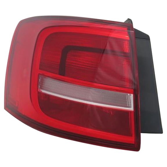 KAI New CAPA Certified Standard Replacement Driver Side Outer Tail Light Assembly, Fits 2015-2018 Volkswagen Jetta
