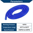 thumbnail image 4 of Manguera de vacío de silicona de Unique Bargains, línea de vacío automotriz, alta temperatura, 4 pies, grosor de 2.5 mm, 1 pieza, azul, presión máxima de 130 PSI, 1/4" ID de 6 mm, 4 of 6