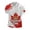 09 melon d\'eau Rouge, variante sur Gyexs Polo de la Fête du Canada pour Homme, Feuille d'Érable Imprimée Fantaisie, Haut Canadien à Manches Courtes, Haut de Sport Décontracté Respirant avec #05 Rouge Melon D\'eau, Taille M