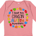 thumbnail image 4 of Inktastic I Love My Cousin Autism Awareness Boys or Girls Long Sleeve Baby Bodysuit, 4 of 5