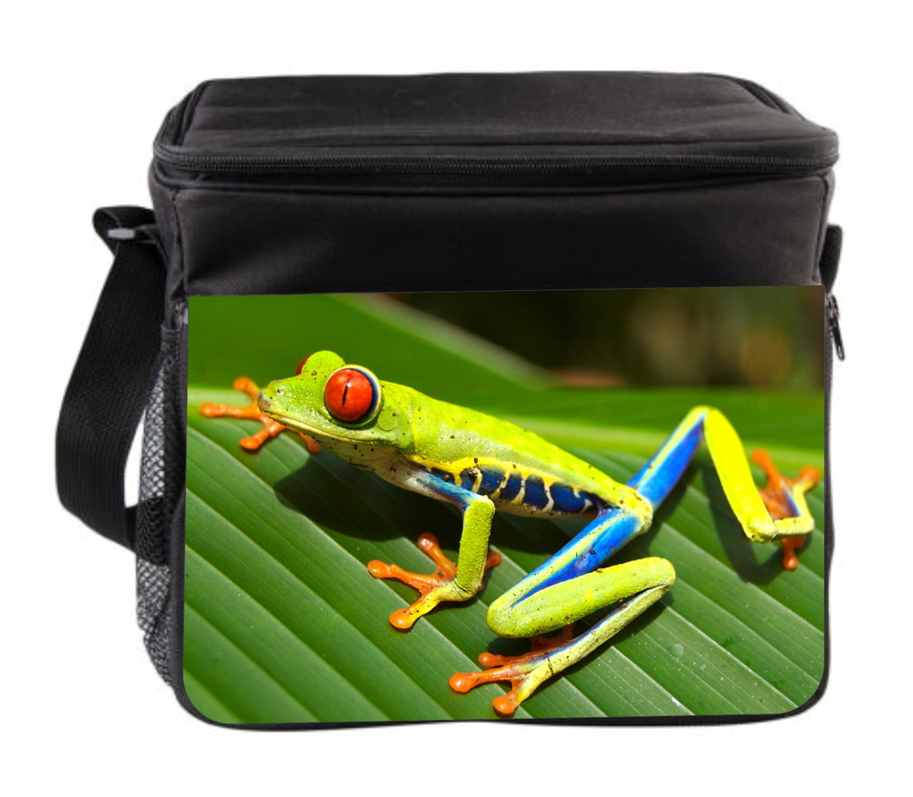 Animal Frog on a Leaf Cross Body Thermo Cooler Lunch Bag For Kids and ...