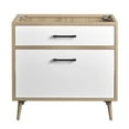 thumbnail image 4 of Modway Maverick 36" Bathroom Vanity Cabinet - Sink Basin Not Included in Oak White, 4 of 10