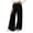 Black, variant on Tween Drawstring Wide Pants Girls Teens Fall Winter Relaxed Bottoms Sweatpants for Girls Side Pockets Comfy Street Style Girls Pants