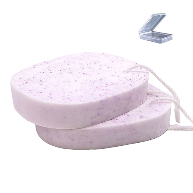 Esponja de lavado de cara para mujer, esponja de lavado de cara espesante, algodón suave y delicado, 2 uds.