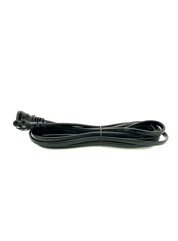 [UL Listed] OMNIHIL Extra Long 10FT L-Shaped C7 Power Cord Replacement for Pyle Portable DJ Karaoke PA Speaker-(PSUFM1280B)