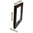 thumbnail image 3 of Xihbxyly Puerta para Perros, de Plástico Abs con 4 Modos de Bloqueo, Burlete para Reducir El Ruido, Fácil Instalación, Apta para Puertas y Paredes, Ideal para Mascotas Pequeñas, Tamaño 16 X 15,2 X 5,, 3 of 3