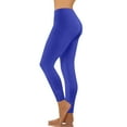 thumbnail image 2 of Stamzod Gym Leggings for Women Plus Size Fashion Solid Color High Waisted Leggings Casual Gym Workout Yoga Pants Women Clothing Blue B XXXXL, 2 of 7