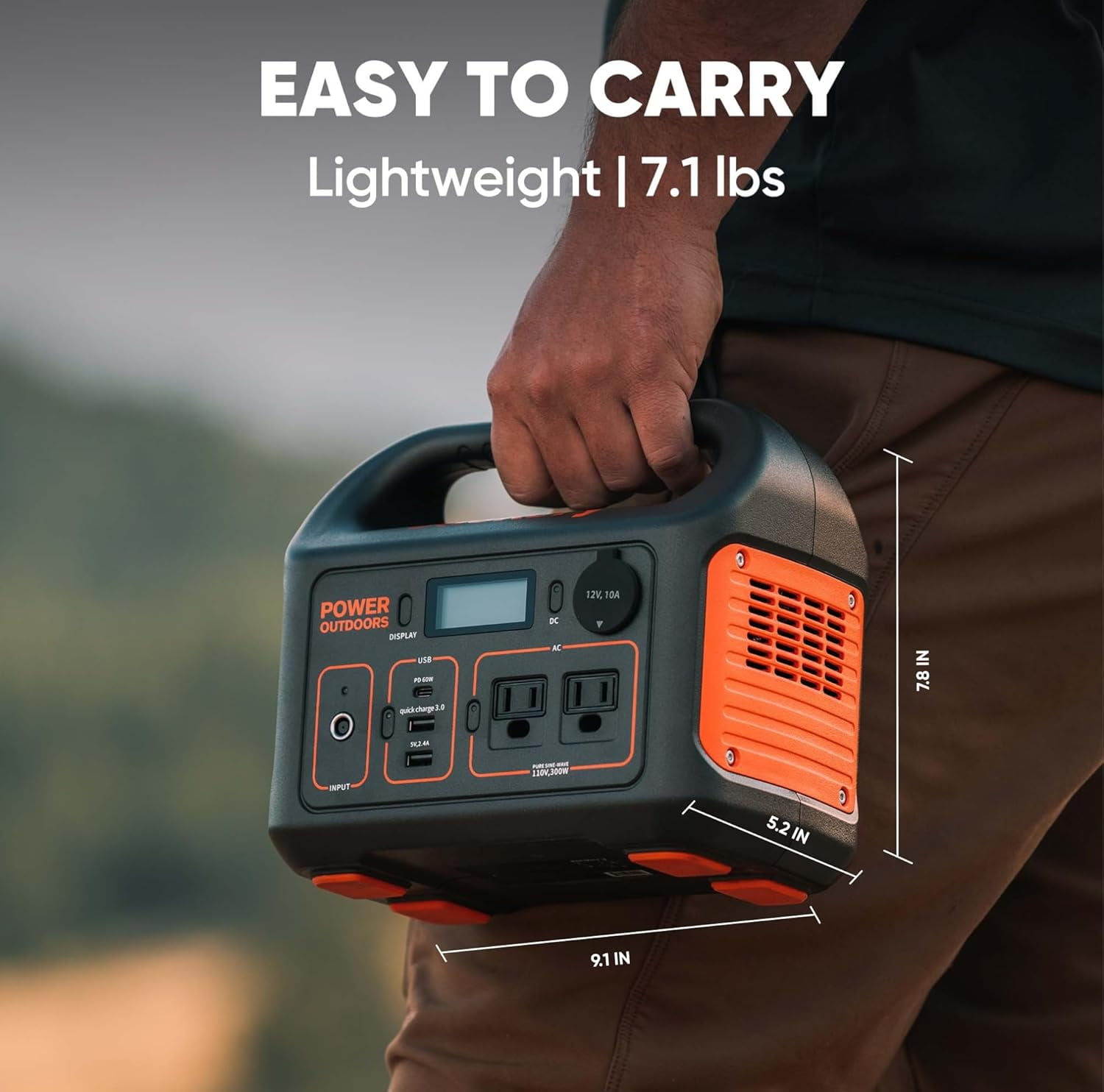Restored Jackery Explorer 300 Portable Power Station, 293Wh (Refurbished)