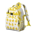 thumbnail image 2 of Back to school chicken backpack, roomy backpack with colorful hen and egg designs, perfect for school, 2 of 6