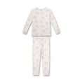 thumbnail image 1 of Sanetta Pijama de Niña - Ropa de Dormir, Pijama, Algodón Orgánico, Hojas, Cuello Redondo, largo Beige 128, 1 of 2