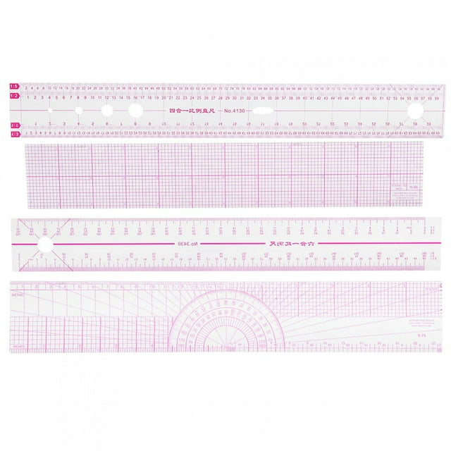 Règle de Mesure de Couture, Ensemble de Règles de Couture Multifonctionnelles Illustration de Design de Mode Outils de Mesure de Vêtements