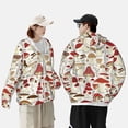 thumbnail image 4 of Fotbe Cartoon Mushrooms Chaqueta con Protección Solar UPF 50+ para Hombre y Mujer, Camisa con Capucha y Bolsillos-3X-Large, 4 of 7