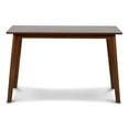 thumbnail image 2 of New Classic Furniture Morocco Rectangle Wood Dining Table in Walnut Brown, 2 of 6
