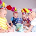 thumbnail image 5 of Adornos para tartas con forma de estrella, confeti, globo, para niñas, niños y mujeres, 12 unidades, 5 of 5