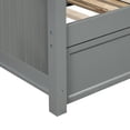 thumbnail image 5 of Wood Daybed Twin with Trundle , Twin Size Daybed Frame Sofa Bed with Trundle /Twin Bed Frame, No Box Spring Needed, 5 of 9