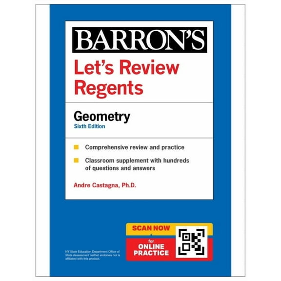 Barron's New York Regents Let's Review Regents: Geometry, Sixth Edition, (Paperback)