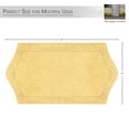 thumbnail image 3 of HOME WEAVERS Waterford Collection Bathroom Rug 100% Cotton Tufted Bath Rug, Soft & Absorbent Bath Rugs, Non-Slip Bath Rug, Machine Wash Dry, bath Rugs for Bathroom Floor, 21"x34" Rectangle, Yellow, 3 of 6
