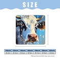 thumbnail image 2 of 10 Inch Wall Clock Battery Operated Square Clock for Office, Kitchen, Outdoor, Living Room,Painting Cow Adorable, 2 of 4