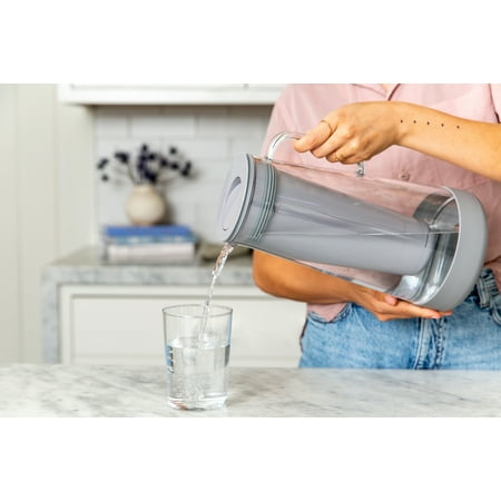 LifeStraw Home 10-Cup BPA-Free Plastic Filter Pitcher; Seafoam