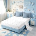 thumbnail image 3 of Manfei Dreamy Princess Bows 7pcs Queen Bedding,Cartoon Bowtie Ribbon Bedding Comforter Set Queen,Reversible, 3 of 7