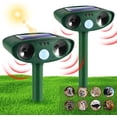 thumbnail image 6 of 4 Pack Ultrasonic Animal Repellent Outdoor Solar Animal Repeller Deterrent Waterproof,Motion Sensor Deterrent Repel Cat Dog Deer Raccoon Fox Skunk Rabbit Squirrel for Garden Yard, 6 of 13