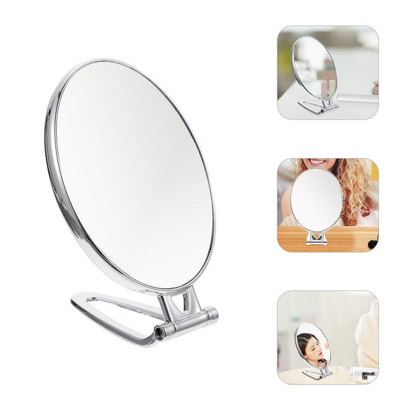 OUNONA Vanity Magnify Magnified Magnifier Mirror Miss Silver