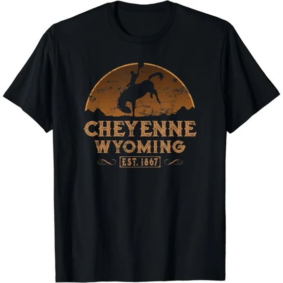 Cheyenne Wyoming WY Rodeo Cowboy Gift Unisex T-Shirt
