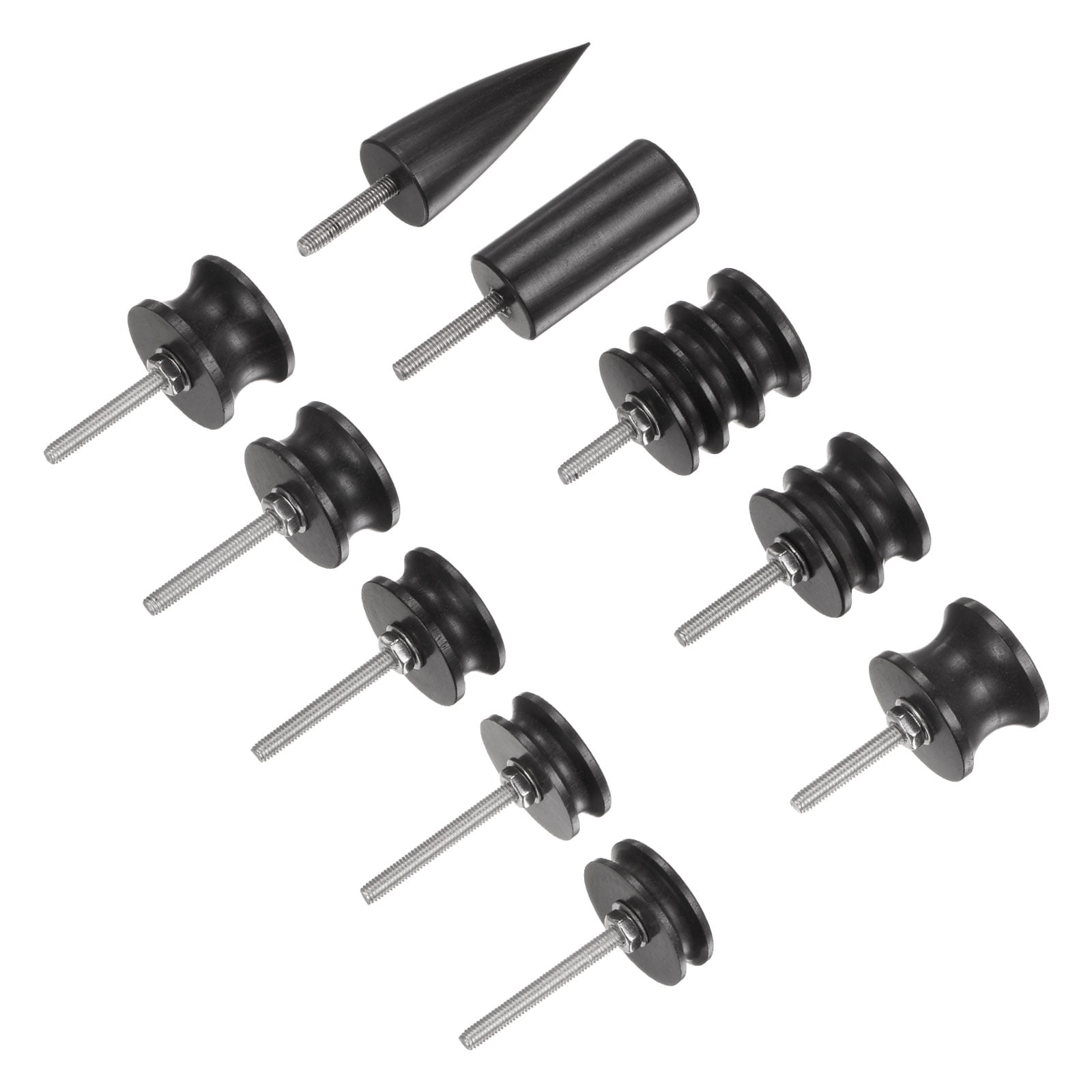 Leather Burnisher Bits 10 Type Leather Burnishing for Leather Working Craft