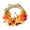 G, variant on Halloween Wreaths for Front Door - Maple Leaves Pumpkins | Fall Wreaths Artificial Wreath Decorations for Indoor Outdoor Thanksgiving Halloween Fall Decorations for Home