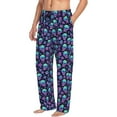 thumbnail image 6 of Naloa Skull daisy Gradient Pajama Pants Men, PJ Bottoms, Sleep & Lounge Pants-Large, 6 of 6