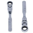 thumbnail image 1 of 8Pcs Ratcheting Wrench Set,  Combination Metric Ratchet Wrench Portable Ratchet Wrench Kit With Interchangeable Flexible Heads, 8, 10, 12, 13, 14, 17, 19mm, For Tubing, Repair,, 1 of 8