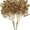 Gold Babysbreath, variant on Artificial Golden Plants for Christmas Decor, Plastic Grass Faux Shrubs Fake Leaves Simulation Bushes for Indoor/Outdoor Decor, Table Centerpieces, Planter Filler -Gold Babysbreath 2 Pack