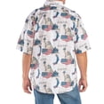 thumbnail image 3 of Men's We The People 100% Cotton Button-Down Patriotic Shirt with Pocket USA, 3 of 3