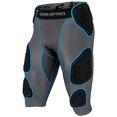 thumbnail image 2 of Champro Bull Rush 7-Pad Girdle Charcoal , Black Inset, Adult 2X-Large, 2 of 4