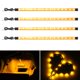 thumbnail image 1 of Tira de luces LED EverBright de color ámbar/amarillo para coches 5050 SMD, 1 of 6