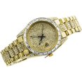 thumbnail image 2 of Blekon Unisex Adult Crystal Bling Watch - Iced-Out Oblong Design, Quartz Analog Timepiece, 2 of 5