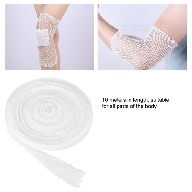 Elastic Net Wound Dressing Bandage - Even Pressure, Breathability - Fast Wound Healing, Easy to Operate for General Bandaging of Various Body Parts