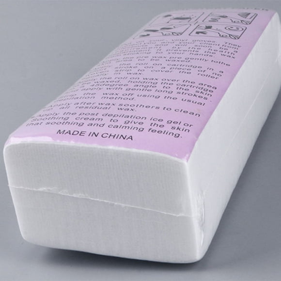 Tiras de cera, papel depilatorio desechable Tiras de depilación profesional Papel encerado Rendimiento de depilación impulsado