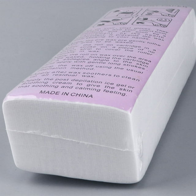 Tiras de cera, papel depilatorio desechable Tiras de depilación profesional Papel encerado Rendimiento de depilación impulsado