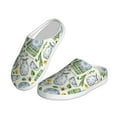 thumbnail image 2 of Lsque Vintage Utensils Pattern Womens Comfort Cotton on Scuff With Memory Foam and Anti-skid Sole Slipper-37/38, 2 of 7