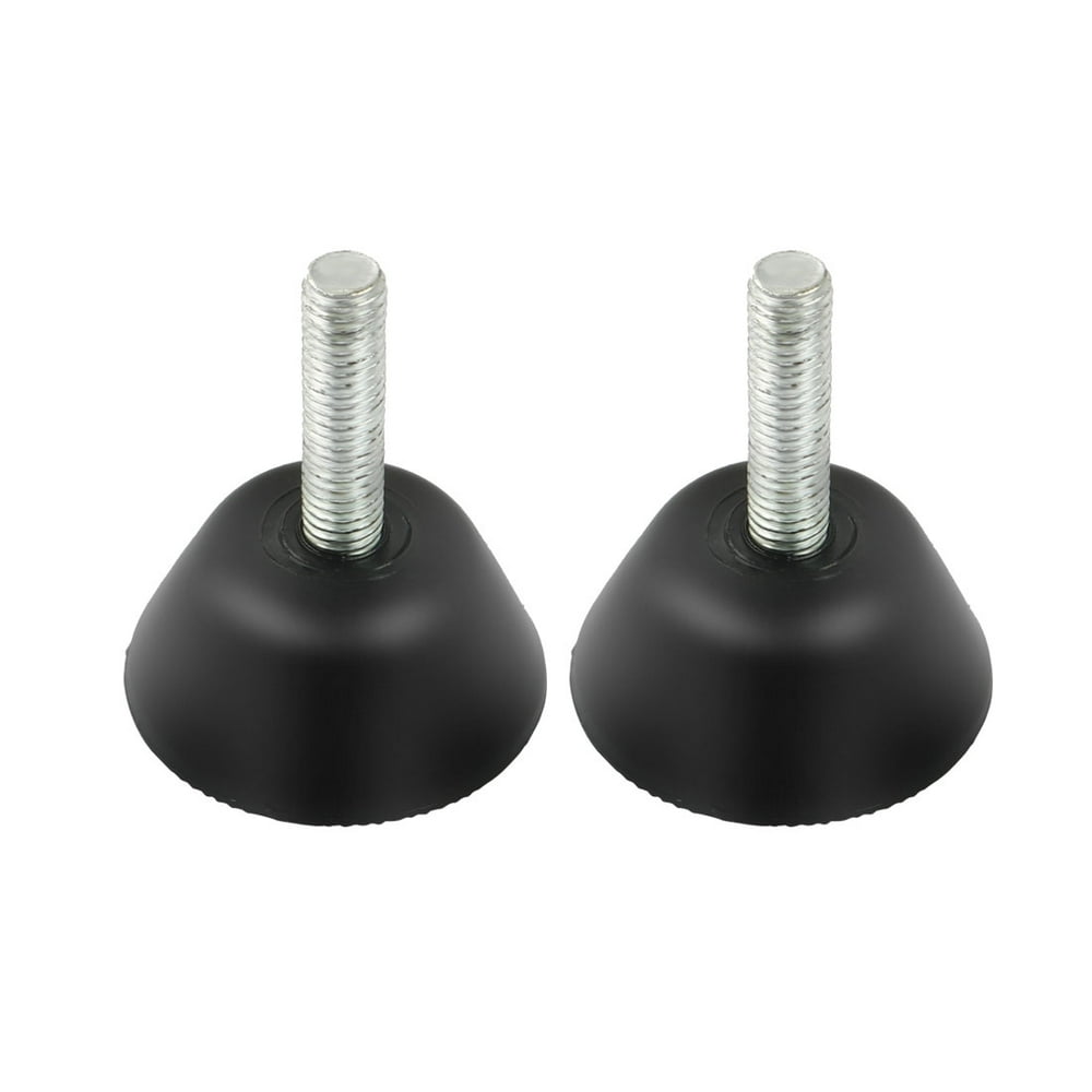 2pcs 40mm Base M8x32mm Thread Table Desk Screw On Adjustable Levelling