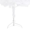 thumbnail image 5 of vidaXL Corner Artificial Christmas Tree White 150 cm PVC, 5 of 5