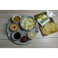 thumbnail image 4 of Pride Of India - Mung Bean Plain Papadum Lentil Crisp, Pack of 6 - 10 count (3.53oz - 100gm) - Protein Fiber & Iron Rich, Gluten-Free Vegan Lentil Crackers, Healthy Indian Appetizer, Ready in Seconds, 4 of 10