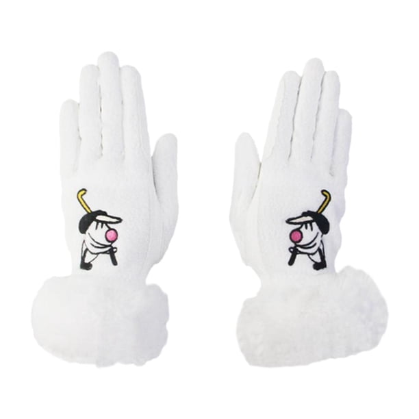 Guantes de Golf Shamjiam para Mujer Invierno Antideslizantes