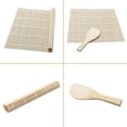 thumbnail image 1 of Batería de Cocina Sushi Rolling Roller Bamboo Material Mat Maker DIY y una paleta de arroz Likrtyny Libre de BPA, 1 of 3