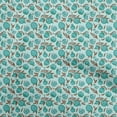 thumbnail image 1 of oneOone Polyester Spandex Dusty Teal Green Fabric Pomegranate Dress Material Fabric Print Fabric By The Yard 56 Inch Wide, 1 of 5