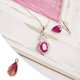 thumbnail image 5 of Collar colgante Minnieouse artesanía sombreros tobillera cuello joyería arte moda artesano suministro de artesanía Rosa roja AP015957-07, 5 of 6