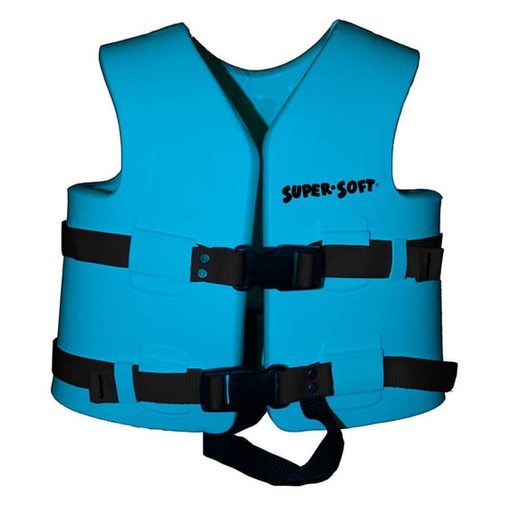 Open Box TRC Recreation Super Soft Child Small Life Jacket, Marina Blue