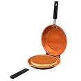thumbnail image 1 of Double Side Frying Pan Non-stick Frying Pan With Ceramic Coating Iron Flip, 1 of 4