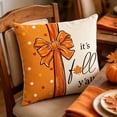 thumbnail image 5 of Pumpkin Pillow Covers 18x18 Double Sided Print Fall Decor Cushion Covers for Sofa Thanksgiving Home Decor by OVFUIZ, 5 of 6